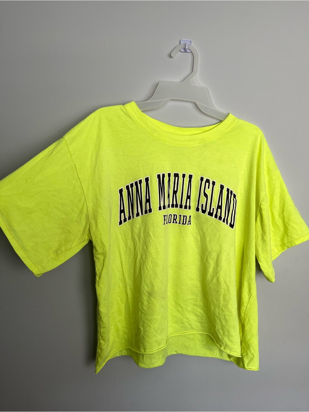 Anna Maria Island Florida Neon Yellow T-Shirt